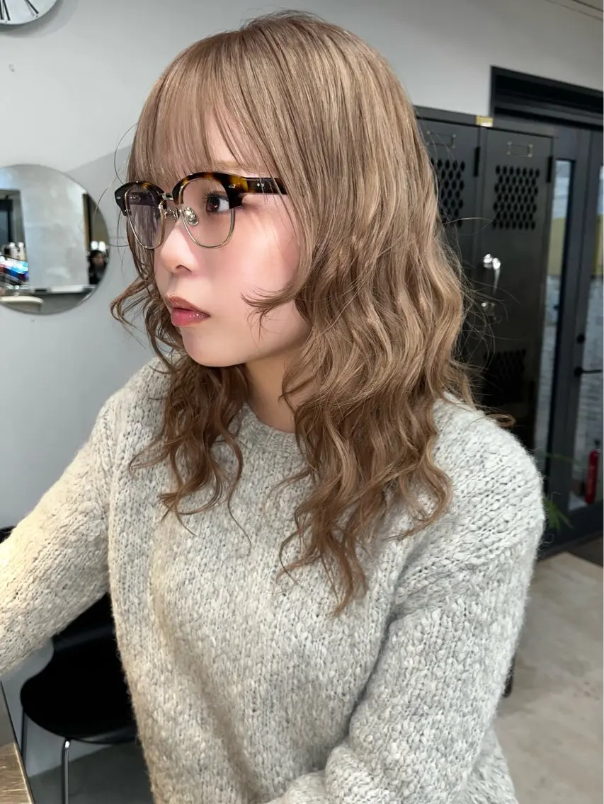 カラー ヘアカラー トリートメント yuan tanakaのヘアスタイル