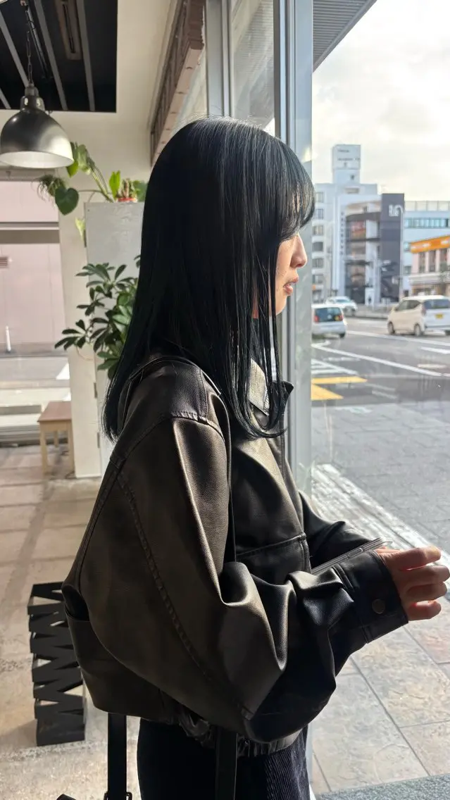 カラー ヘアカラー ひいろ パーマ/カットモデルのヘアスタイル