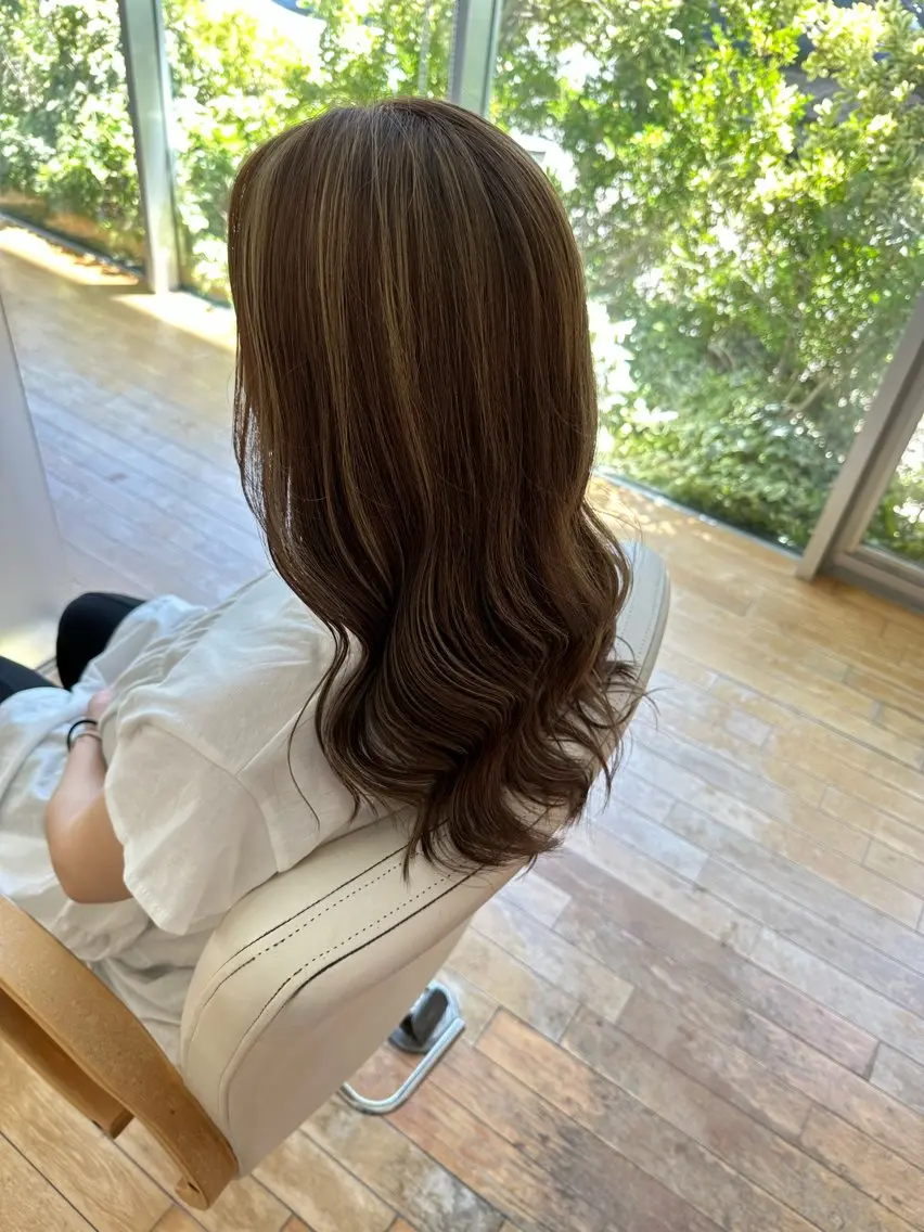 ミニモ新規限定✨ハイライトカラー🤎の写真