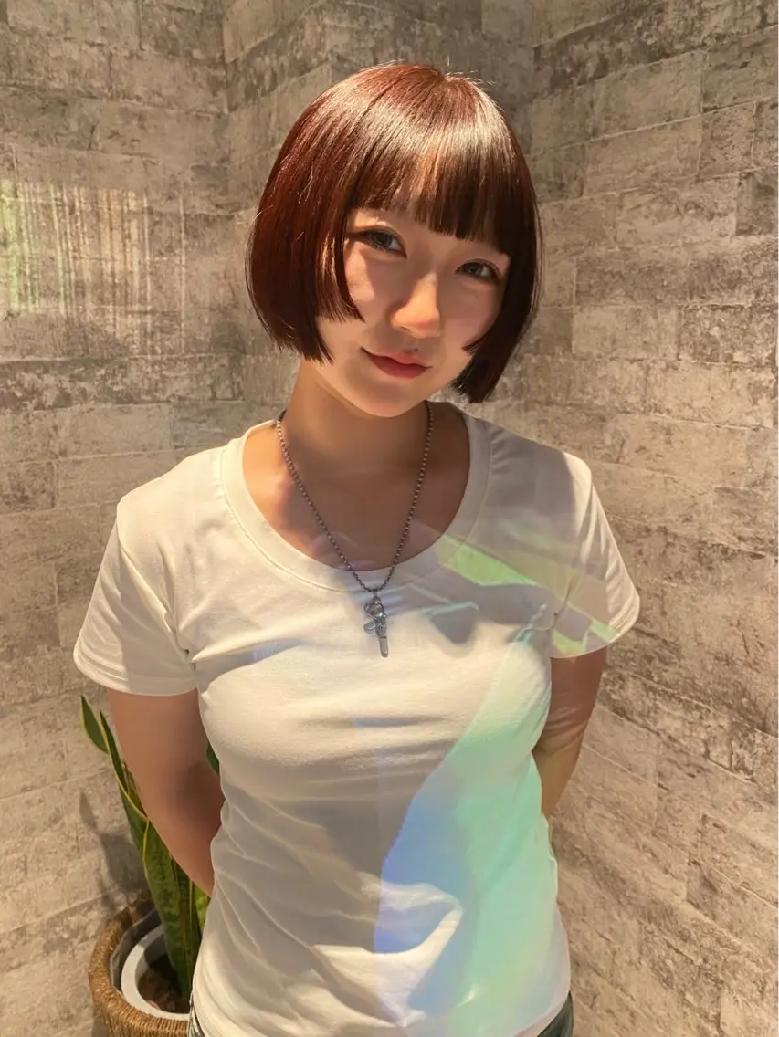 ショート カラー カット ヘアカラー トリートメント mai / linoah˚✧のヘアスタイル