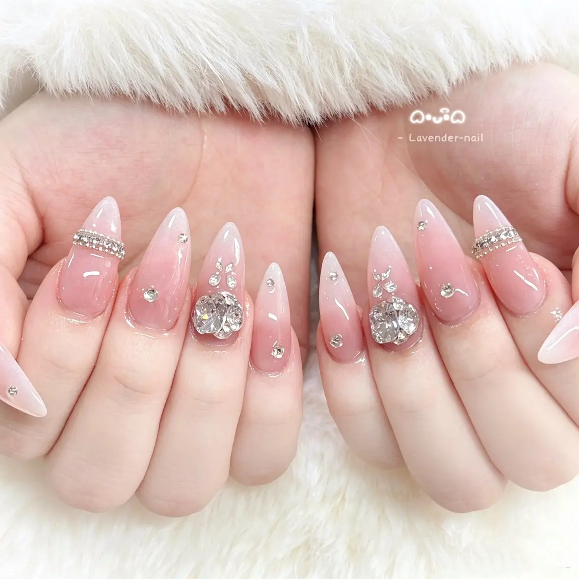 ネイル ハンドネイル Lavender nail·中島公園のネイルデザイン