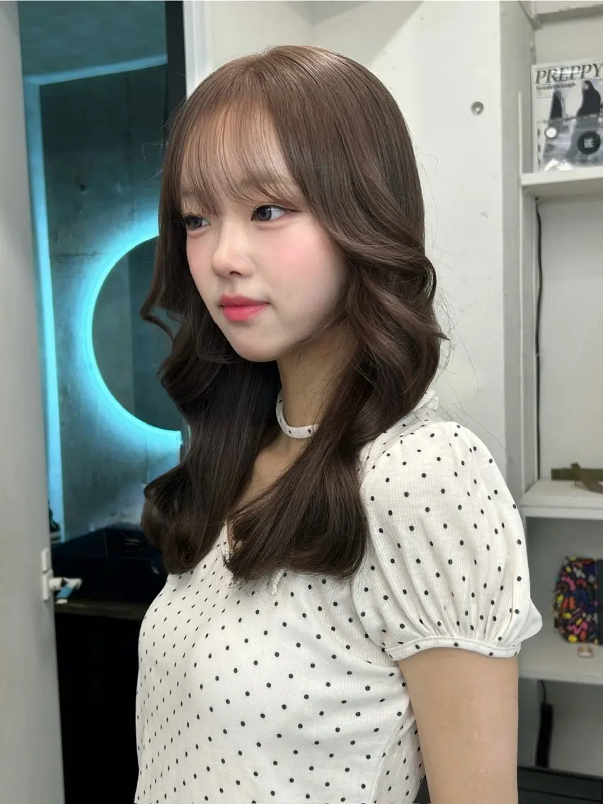 ロング カラー ベージュカラー ブリーチ ブラウンカラー 透明感カラー ダブルカラー カット ヘアカラー トリートメント 💍モテる艶髪 透明感カラー💖のヘアスタイル