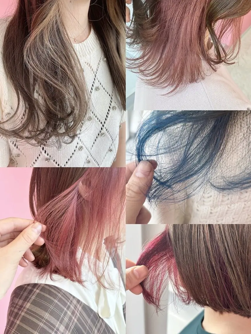 カラー カット ヘアカラー トリートメント yulf ユルフのヘアスタイル