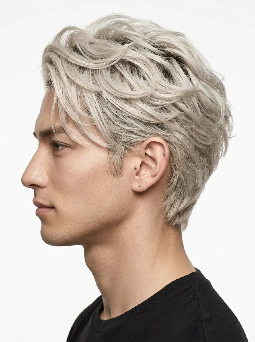 🍁メンズ🍁【ハイトーン】ダブルブリーチ+カラー+カットの写真