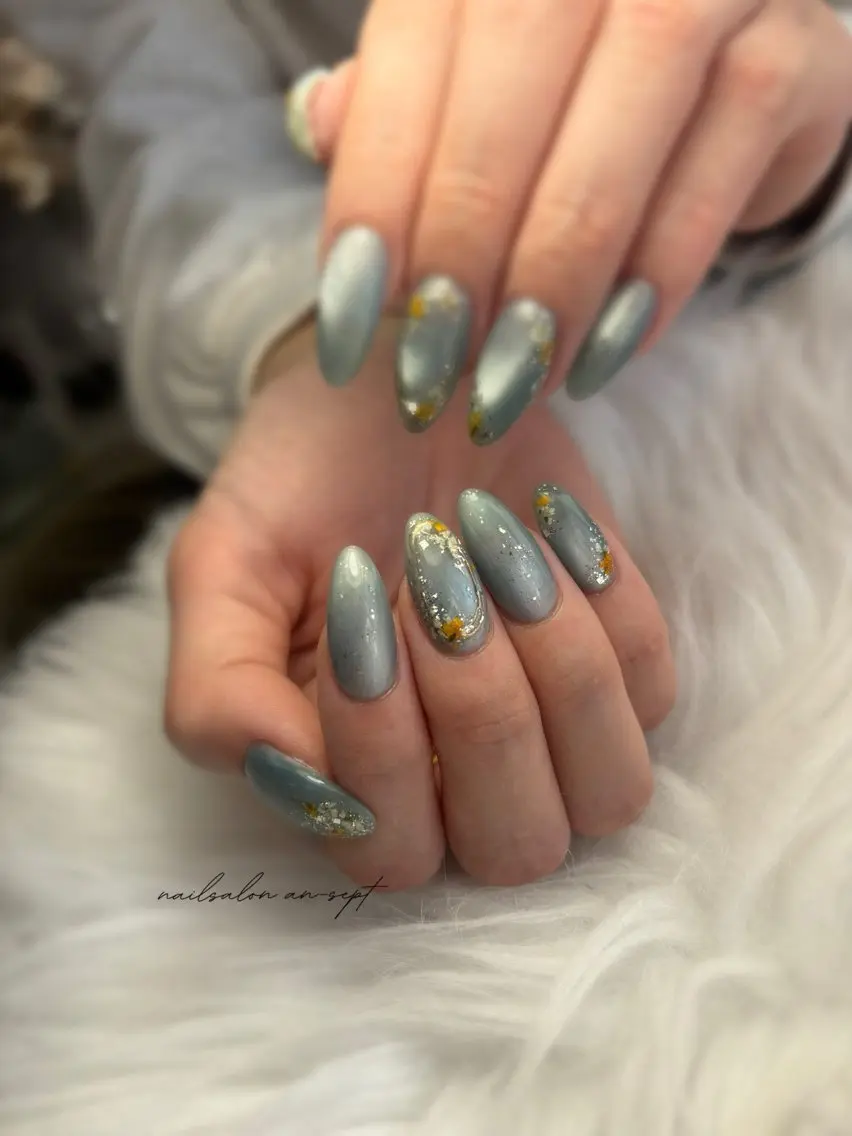 セミロング ハンドネイル nail salon an-SEPT.のネイルデザイン