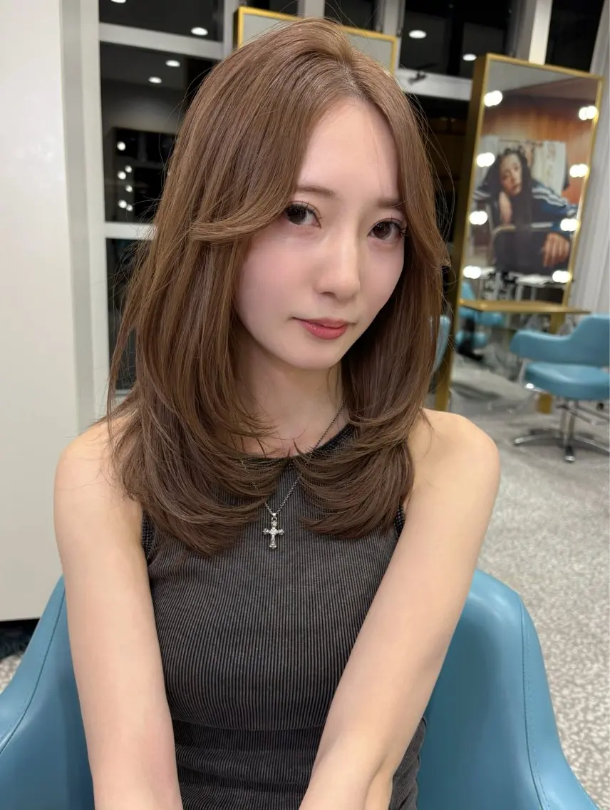 ミディアム 上谷 圭輝のヘアスタイル