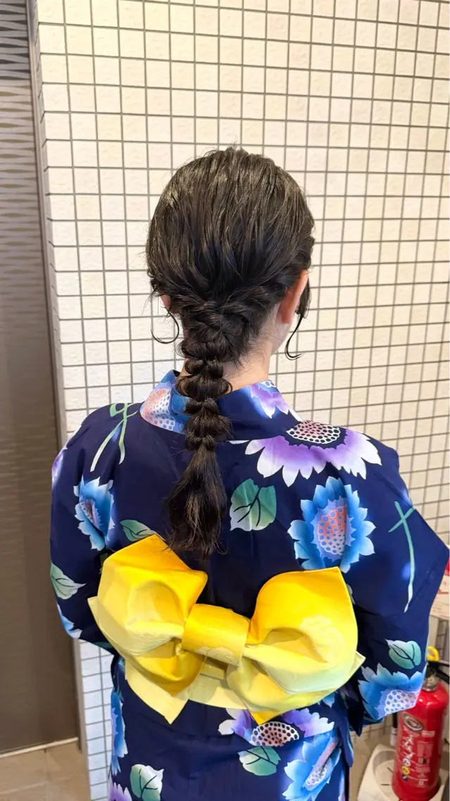 ロング ヘアセット mina★ショート cutモデル募集中のヘアスタイル