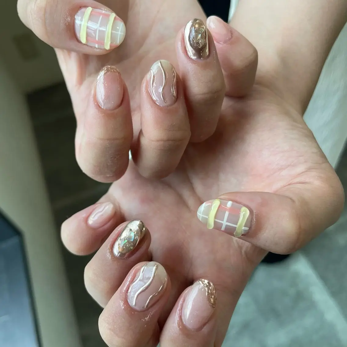 ネイル シンプルネイル SOL　nail イマナカのネイルデザイン