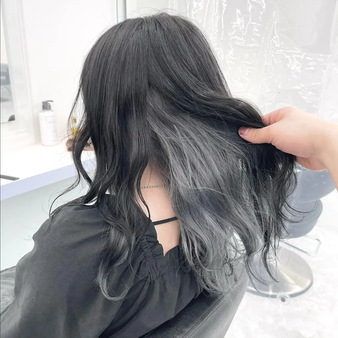 セミロング ヘアカラー トリートメント ‎🤍札幌ハイトーン 🤍シンゴのヘアスタイル