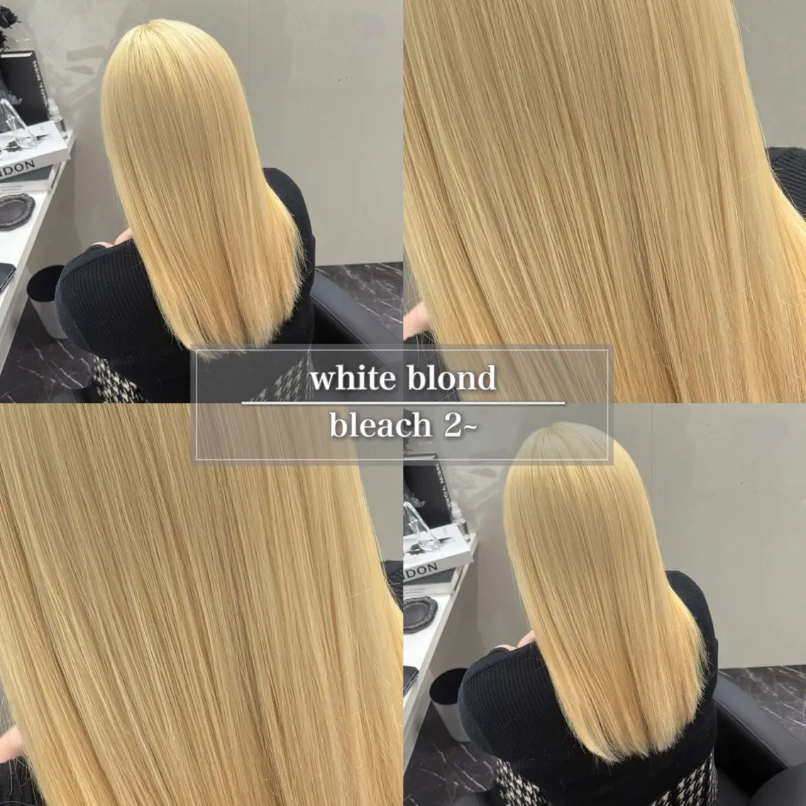 セミロング カラー ベージュカラー ブリーチ ブロンド デザインカラー グレージュ ヘアカラー トリートメント 天神/ケアブリーチ/ 髪質改善/上質艶髪のヘアスタイル