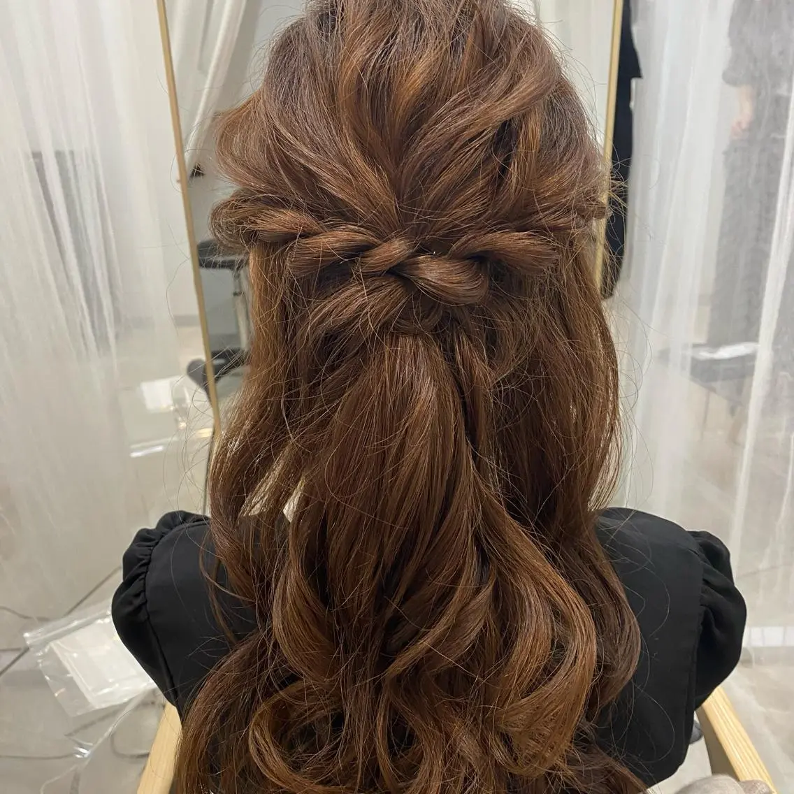 ヘアアレンジ 結婚式・ブライダル ヘアセット 谷川 李奈のヘアスタイル