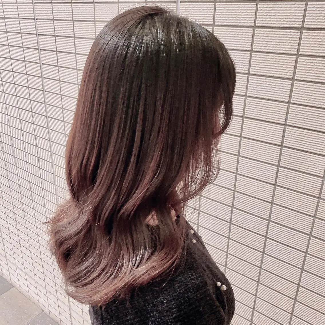 ロング 韓国風ヘア レイヤーカット 林 大貴のヘアスタイル
