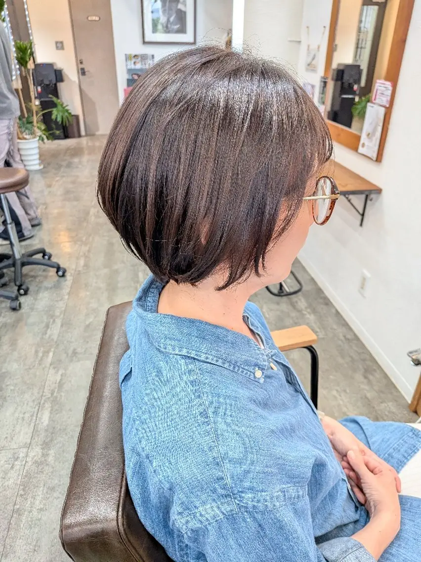 ショート ショートボブ ボブ ショートヘア ママ美容師👶 髪質改善✨️木村倫子のヘアスタイル