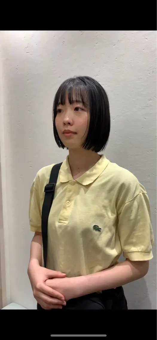 ショート アッシュ アッシュグレー カット ヘアカラー ✨コテ巻き風パーマ ✨川合佑哉のヘアスタイル