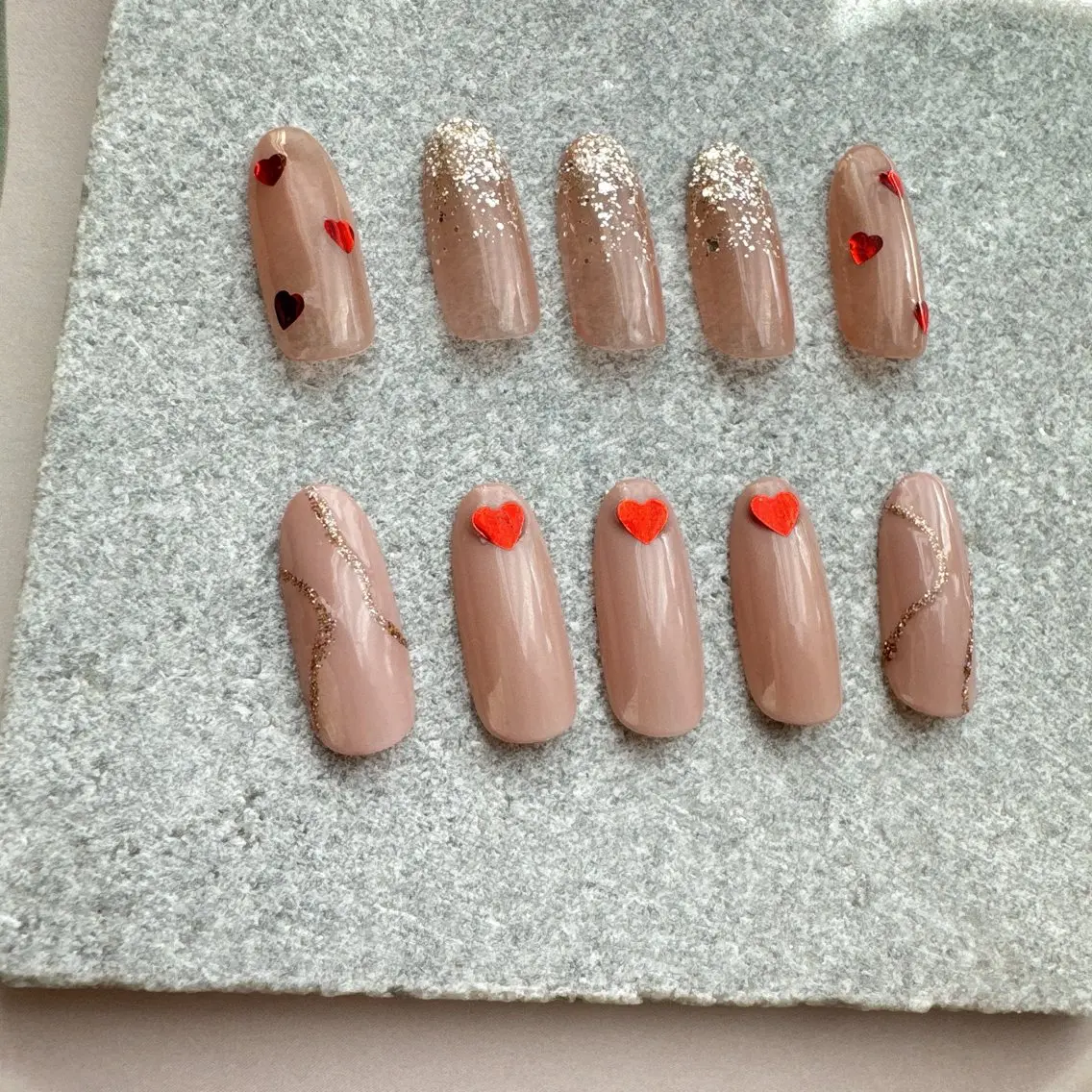 ネイル バレンタイン N.plus NaiLのネイルデザイン