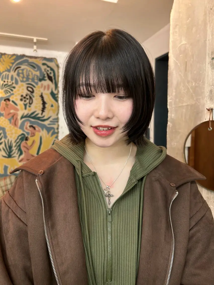 ミディアム ハシモトタケル🌿 ボブ/レイヤーカットのヘアスタイル