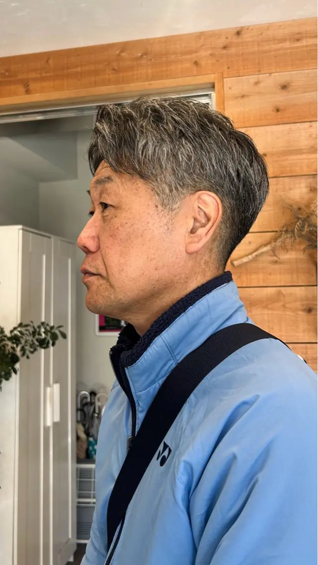 メンズ ボブ&寒色🎐ᩚ 短髪 COCOROのヘアスタイル