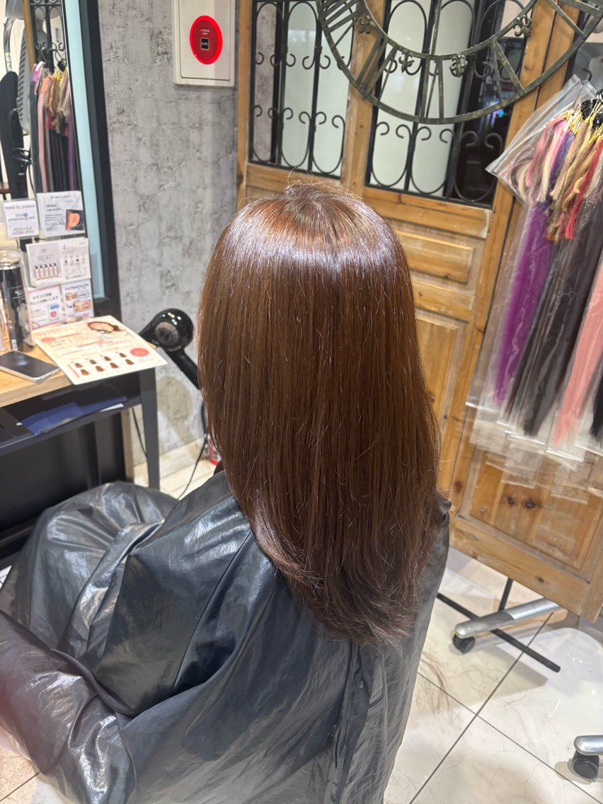 ロング カラー ヘアカラー トリートメント 透明感ダブルカラー/ レイヤー💕miyuのヘアスタイル