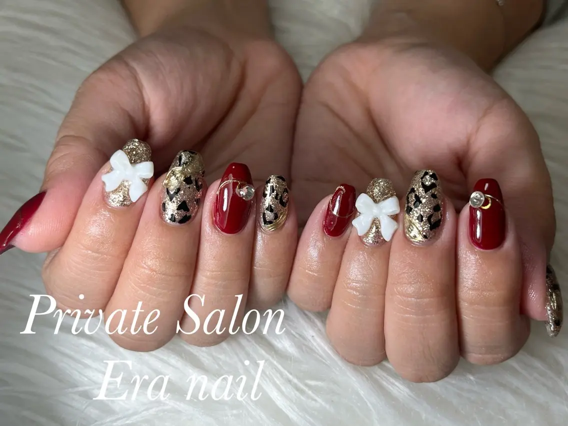ネイル アニマル柄 Era nailのネイルデザイン
