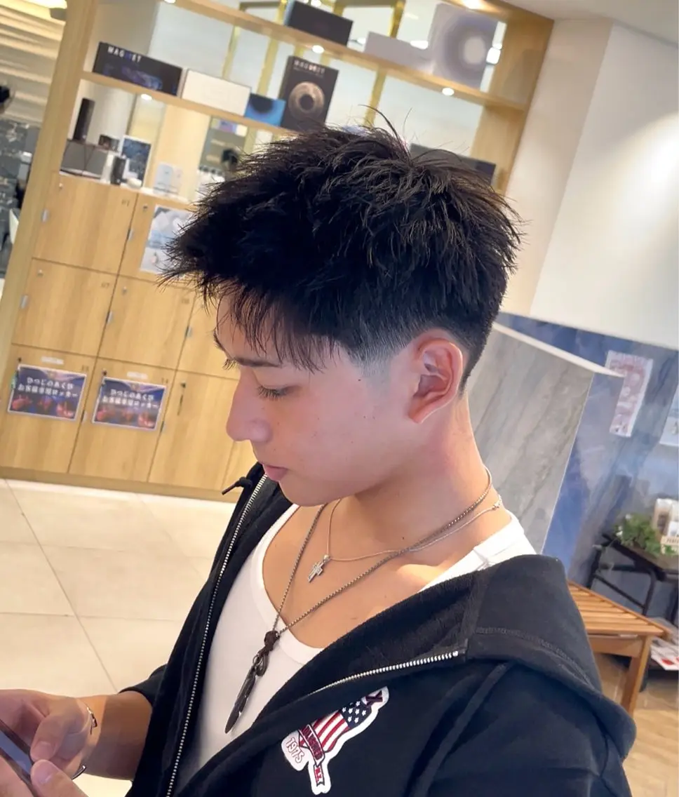 ショート パーマ メンズ カット 【再現性120%】 🔥龍也リュウヤ🔥のヘアスタイル