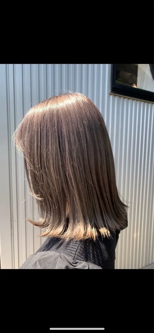 セミロング トリートメント 櫻井 千穂のヘアスタイル