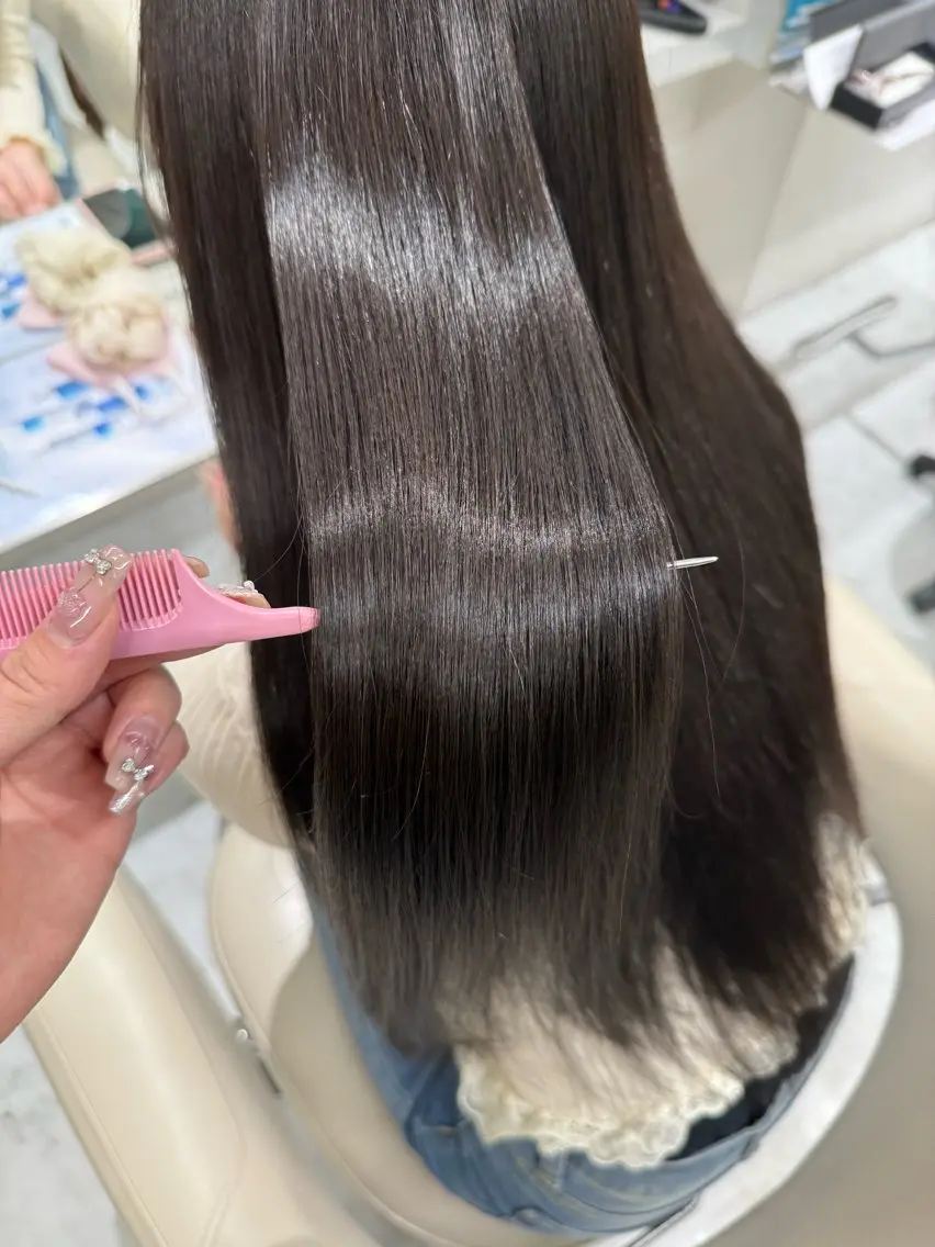 縮毛矯正 ‎Lee堀江🤍 Mizukiのヘアスタイル