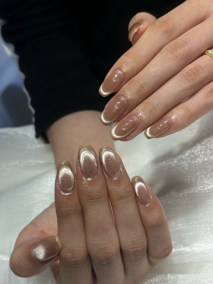 ネイル マグネットネイル オフィスネイル シンプルネイル ハンドネイル KOTORA NAILのネイルデザイン