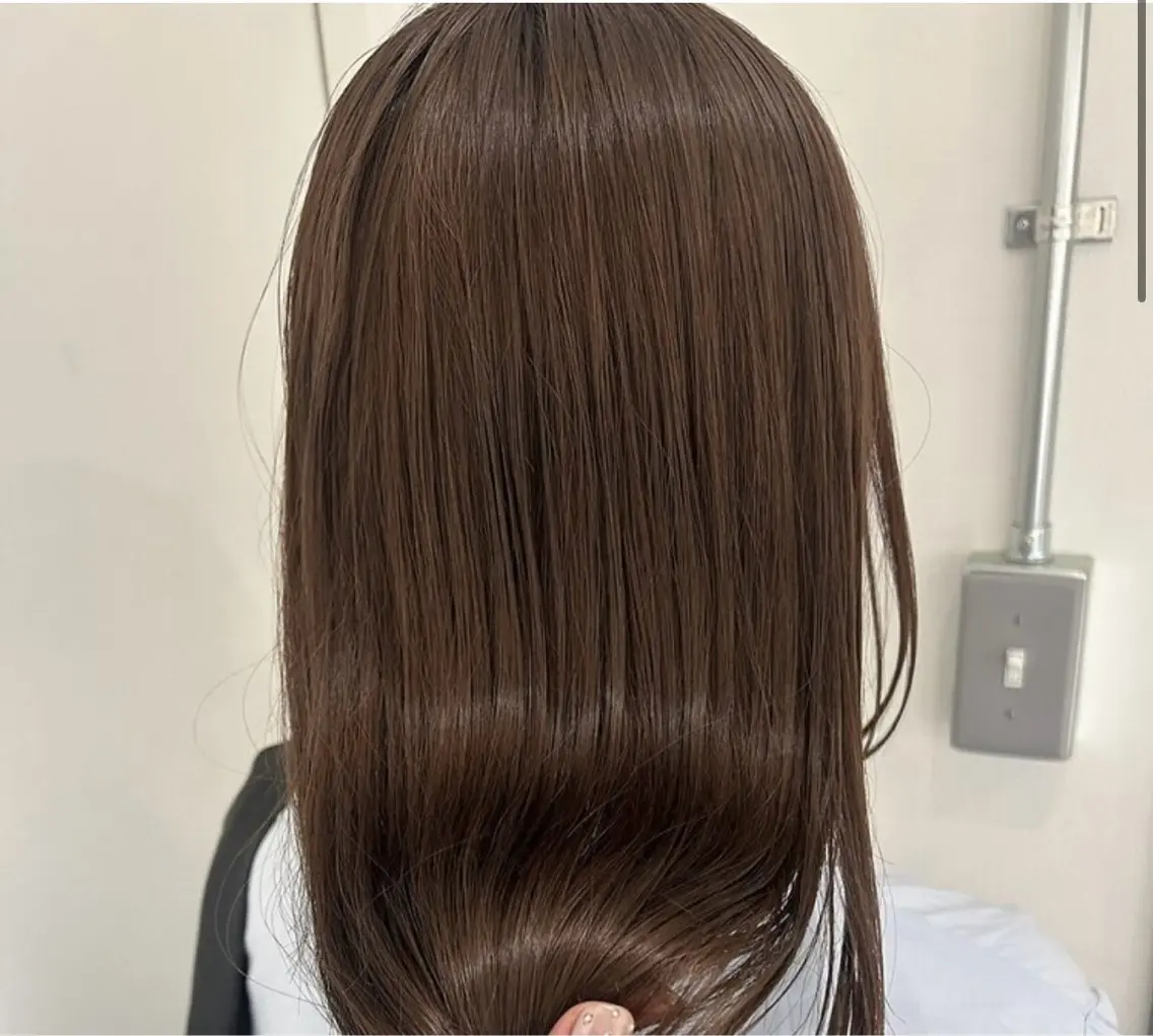 カット+うる艶カラー+💖髪質再生バイカルテ TR💖¥12,500→¥11,500の写真