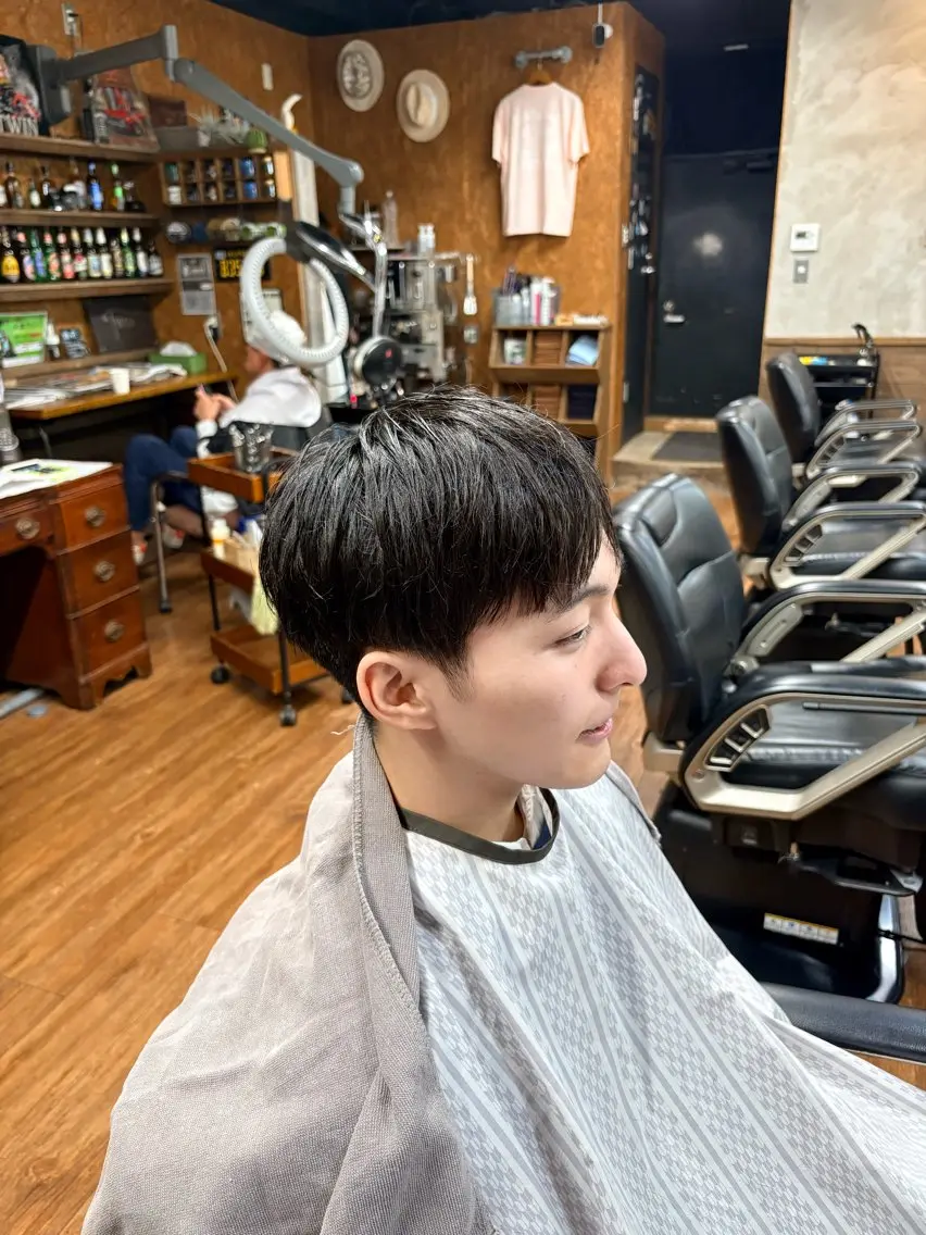 ショート メンズ マッシュ ツーブロック 刈り上げ ヤマシタマサキ /メンズカットモデルのヘアスタイル