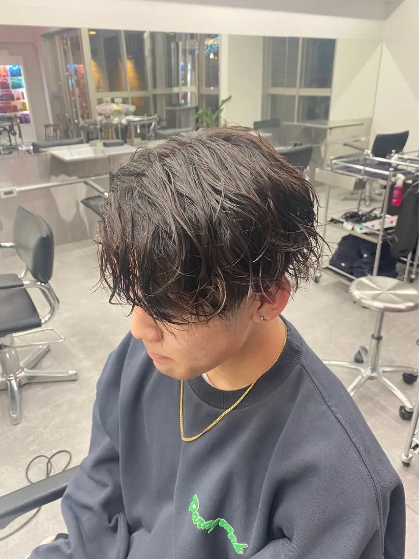 パーマ メンズ カット パーマ パーマ支持率No.1 ❤️‍🔥安成弾のヘアスタイル