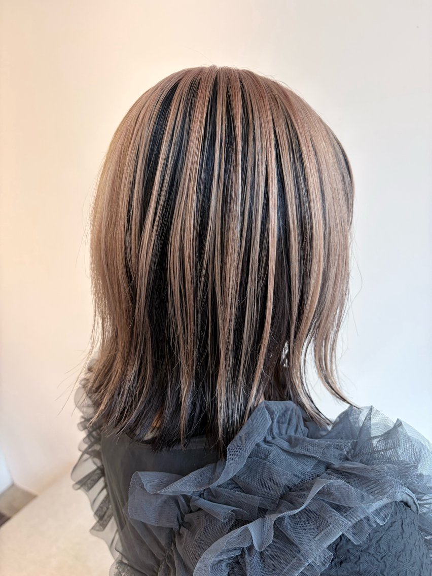 ミディアム co-kyu コキュウのヘアスタイル