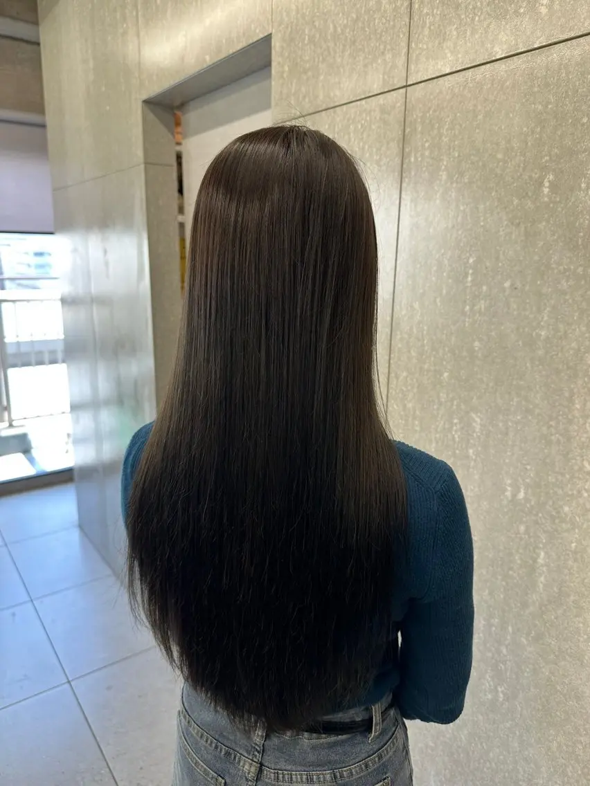 🍇ロングカット+シャンプー🫧‪  ※胸下のみの写真