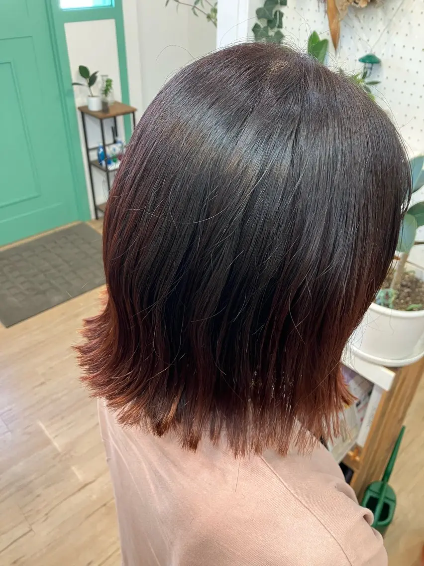 ミディアム 小島 みきのヘアスタイル