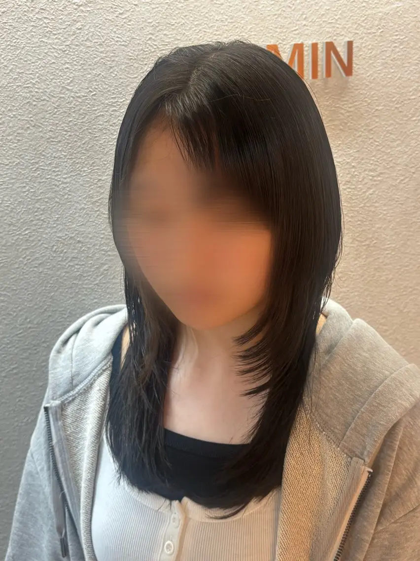 ロング と あのヘアスタイル
