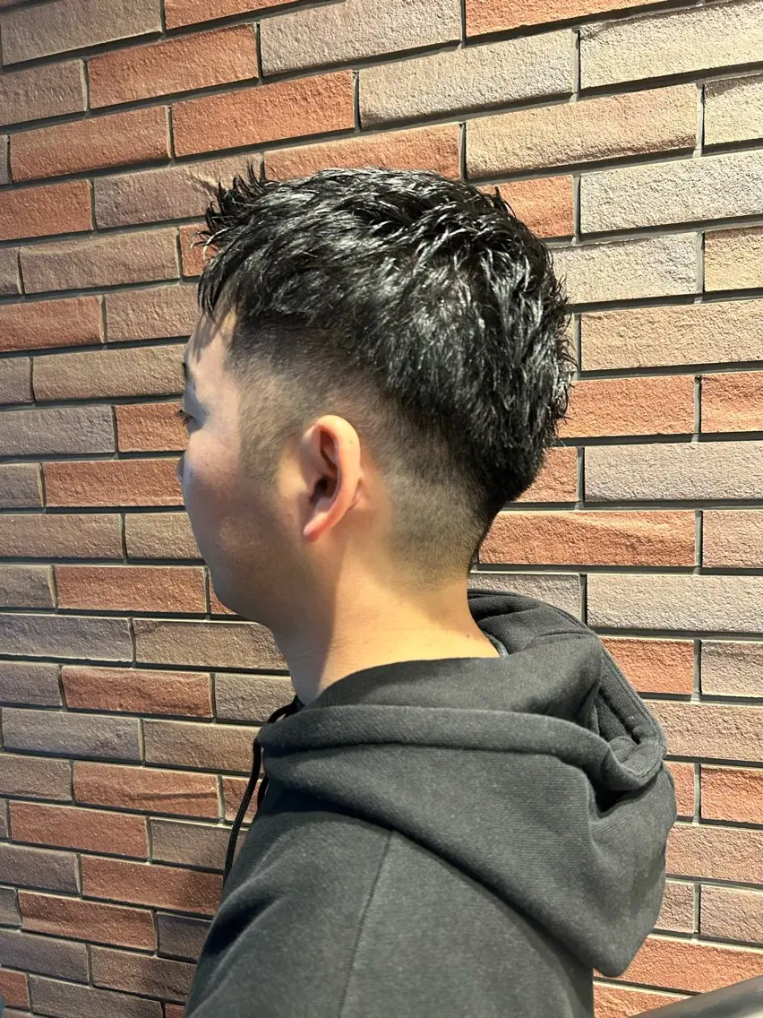 メンズ 刈り上げ カット 隈園 菜々美のヘアスタイル