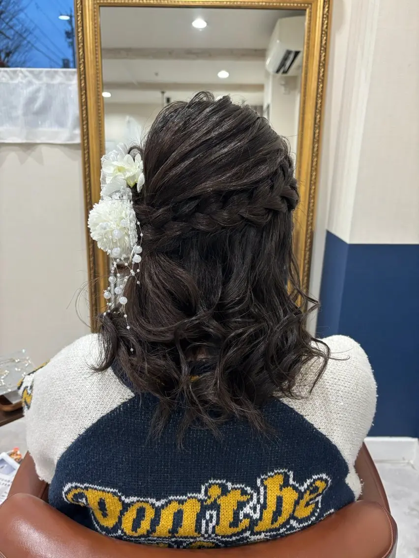 ヘアアレンジ キッズ ヘアセット 髪の家 tikiのヘアスタイル