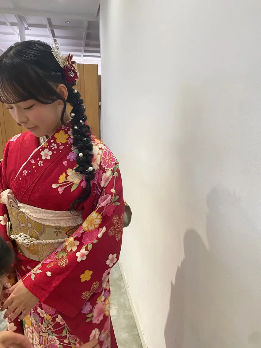 ロング ヘアアレンジ ヘアセット Kazaoka Saraのヘアスタイル