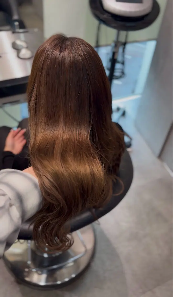 セミロング 髪質改善 福岡美髪矯正 ゆうやのヘアスタイル