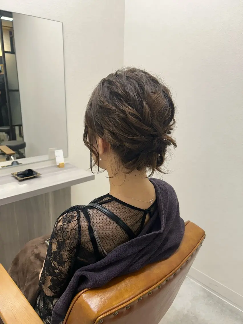 ショート ヘアアレンジ ショートヘア 艶カラー吉祥寺🌸 KAZUEのヘアスタイル