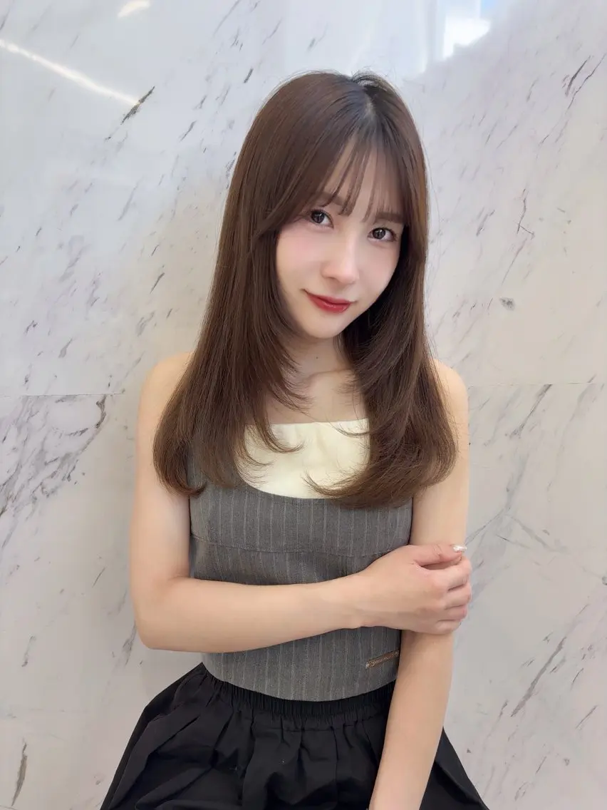 【🌟4.5月限定🌟】トータルケアコース🤍カット+カラー+トリートメントの写真