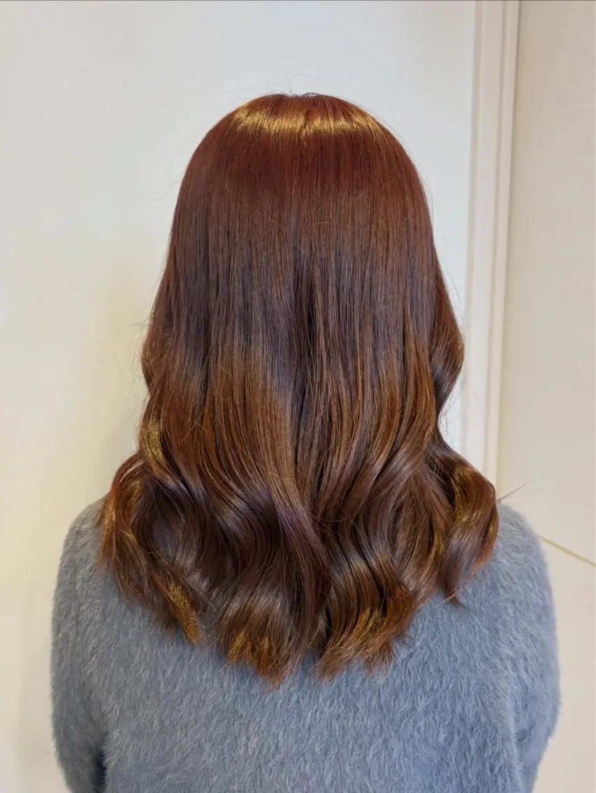 ロング 田中 希のヘアスタイル