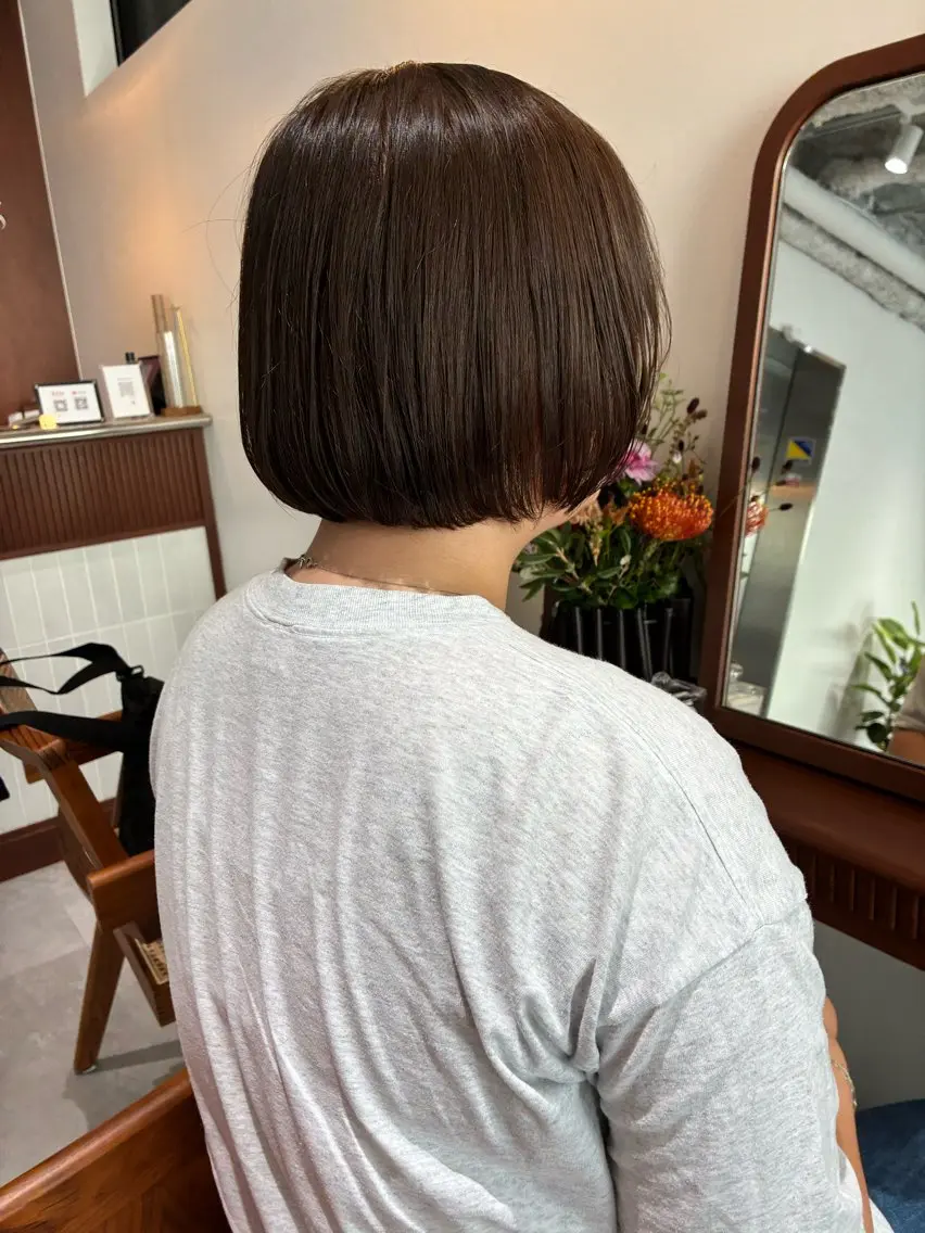 ショート カラー ヘアアレンジ 💟似合わせカットカ ラーMizuki🐕のヘアスタイル