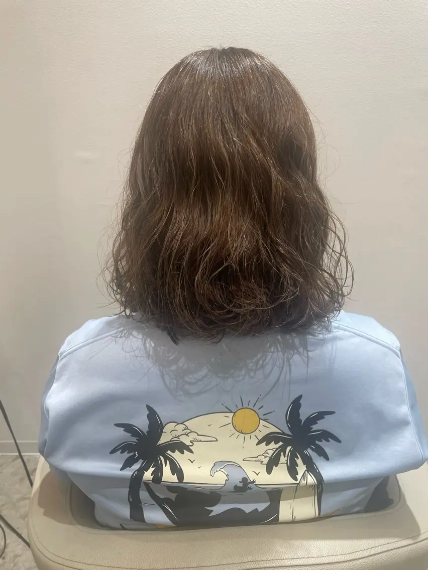 ミディアム ヘアカラー 宮田 蒼空のヘアスタイル