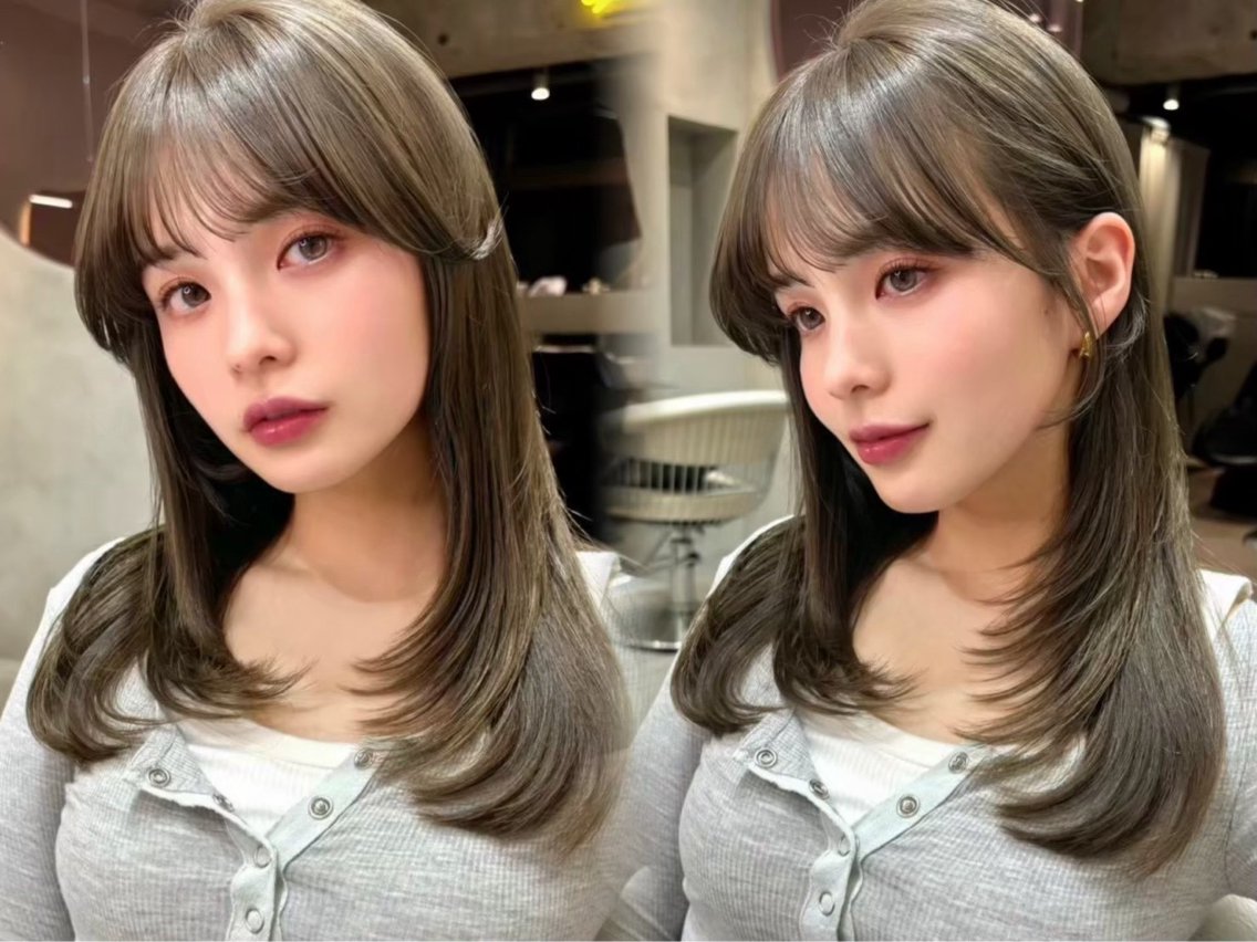 ミディアム 美髪矯正×カット 浦和💎ジュエリのヘアスタイル