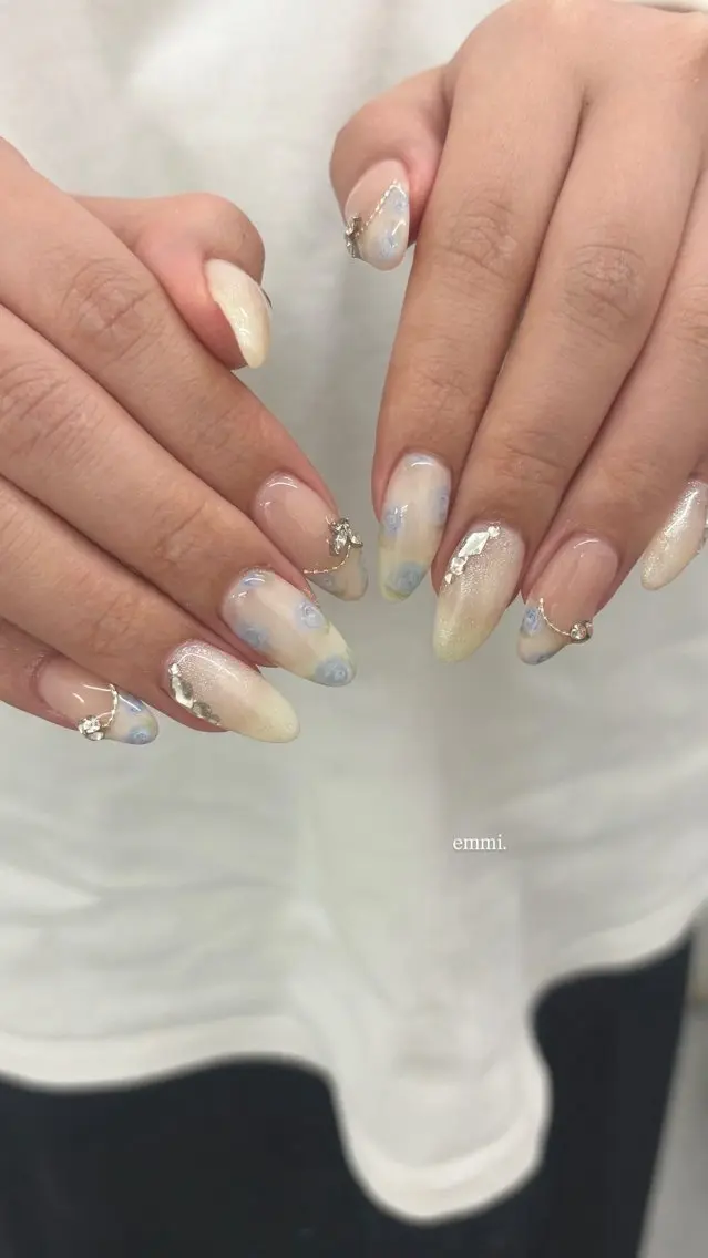 ネイル 夏ネイル ハンドネイル emmi nailのネイルデザイン