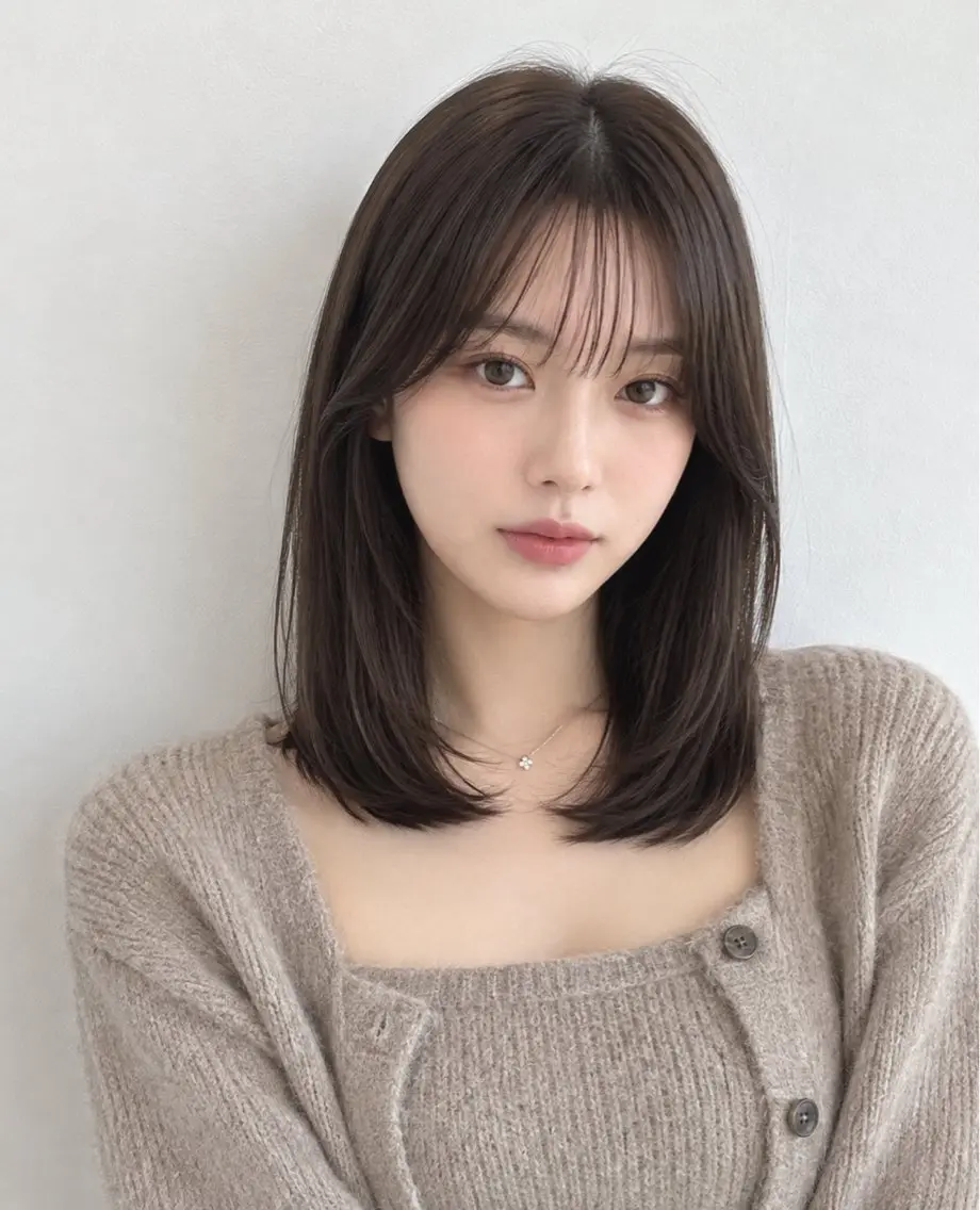 セミロング カラー 新宿/モテ🤍 トレンドヘア/ワカナのヘアスタイル