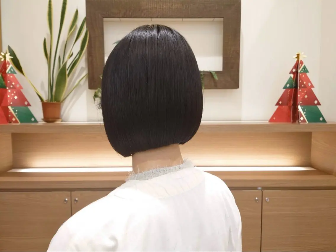 ミディアム トヨダ🤍 パーマのヘアスタイル