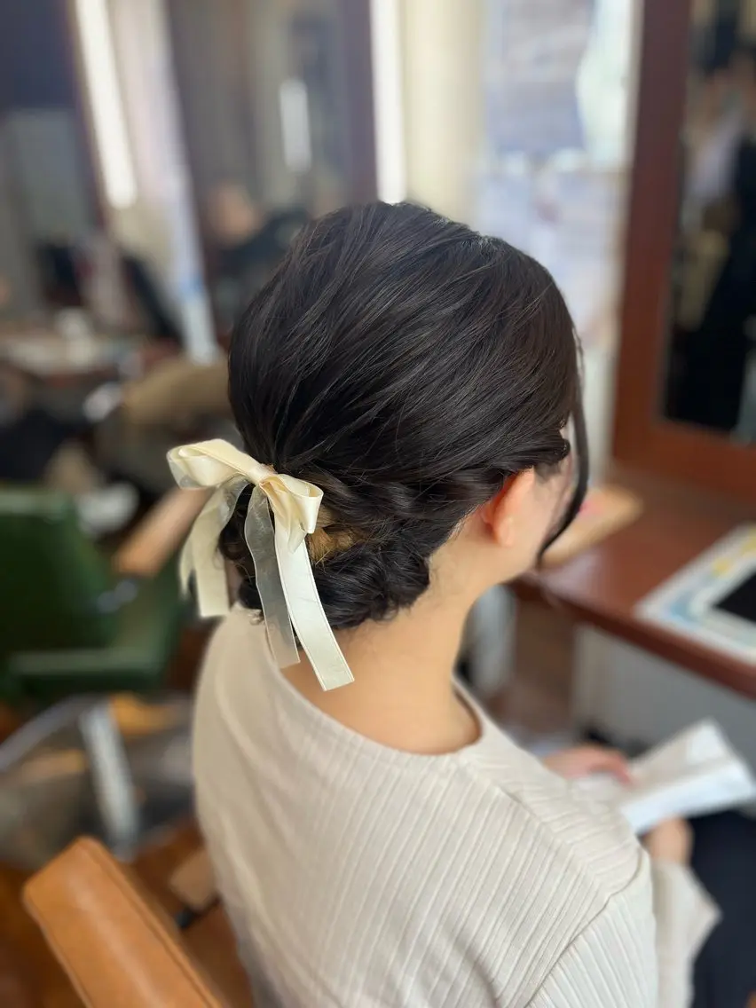 ヘアアレンジ 富田 響のヘアスタイル