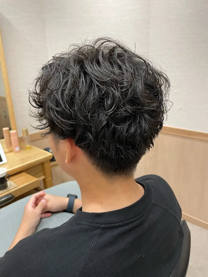 【メンズ人気🌈】似合わせカット+パーマ🦱の写真