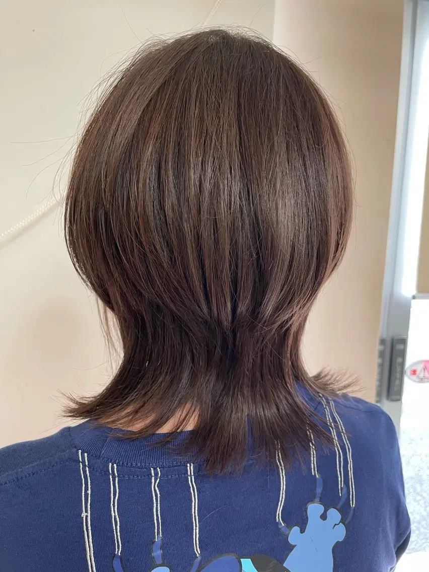 ミディアム ウルフカット 髪質改善サロン✨ 三浦　葵のヘアスタイル